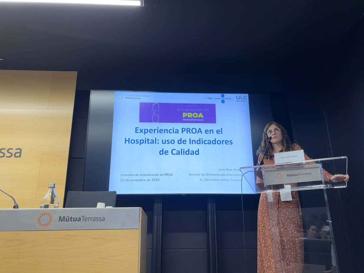 bdietl's tweet image. Mesa III. Experiencias PROA de éxito. Lucía Boix, “Experiencia PROA en el Hospital”: “Es importante tener indicadores de calidad medibles para conocer nuestra realidad, identificar áreas de mejora y poder comparar los resultados. Medir, medir, medir!” #PROAMT