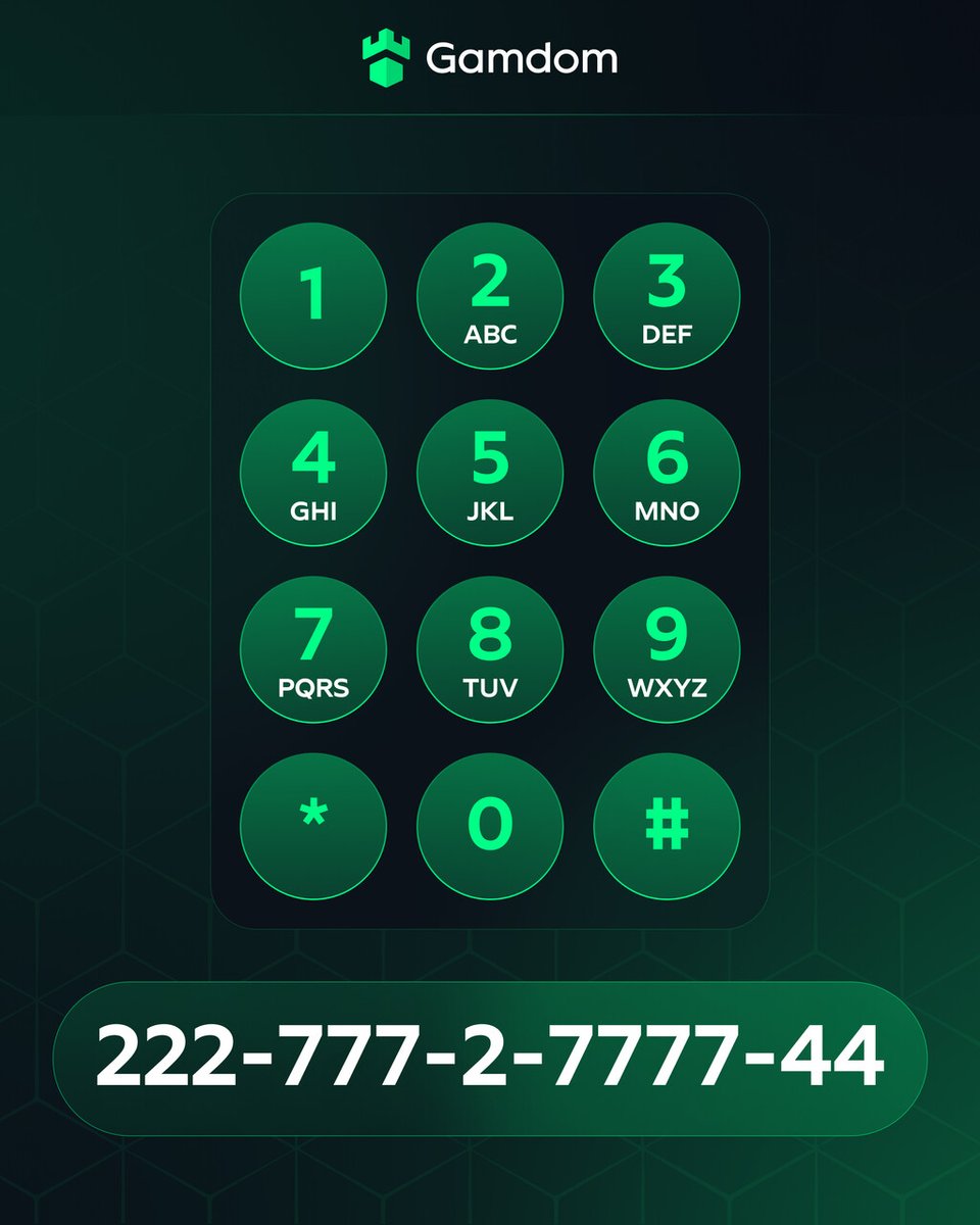 gamdom's tweet photo. Remember the good ol' days of texting on button phones! 😊  

Guess the word by pressing the numbers in order! 🤔 https://t.co/JCua7HA2rQ