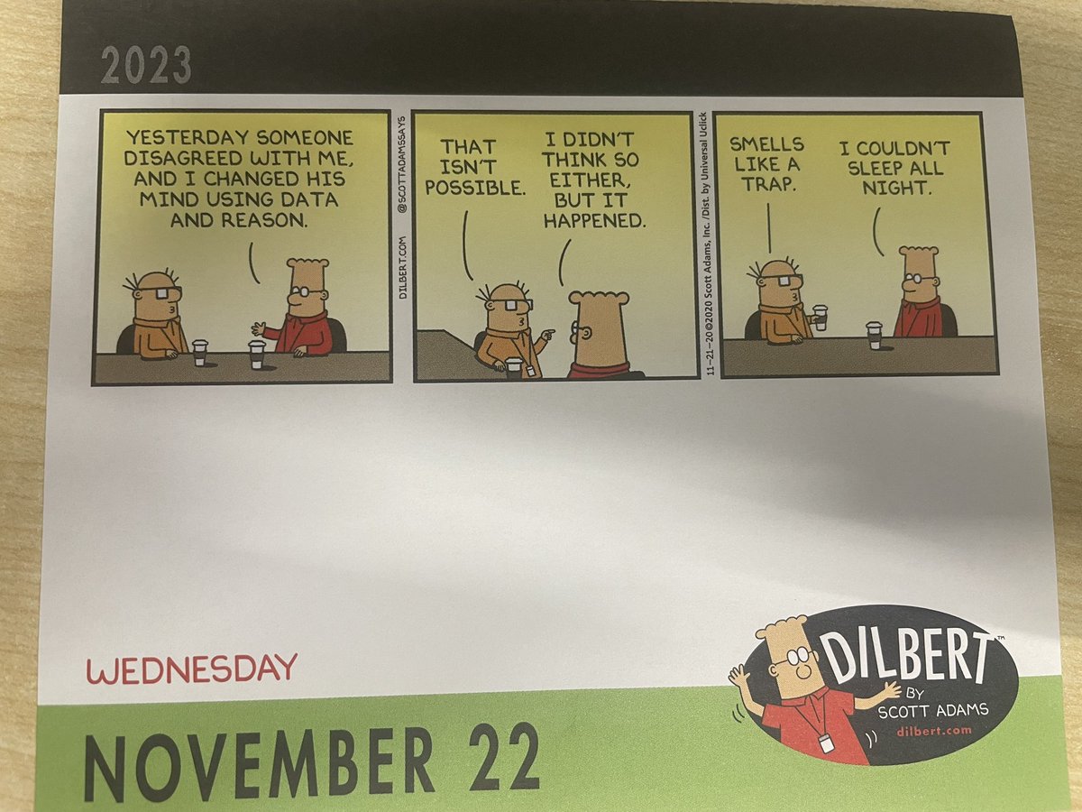 RobMorton843's tweet photo. @mrjamesob @LBC Yesterday's Dilbert comic summing this up perfectly, as per.. https://t.co/6b7XOmqvN7