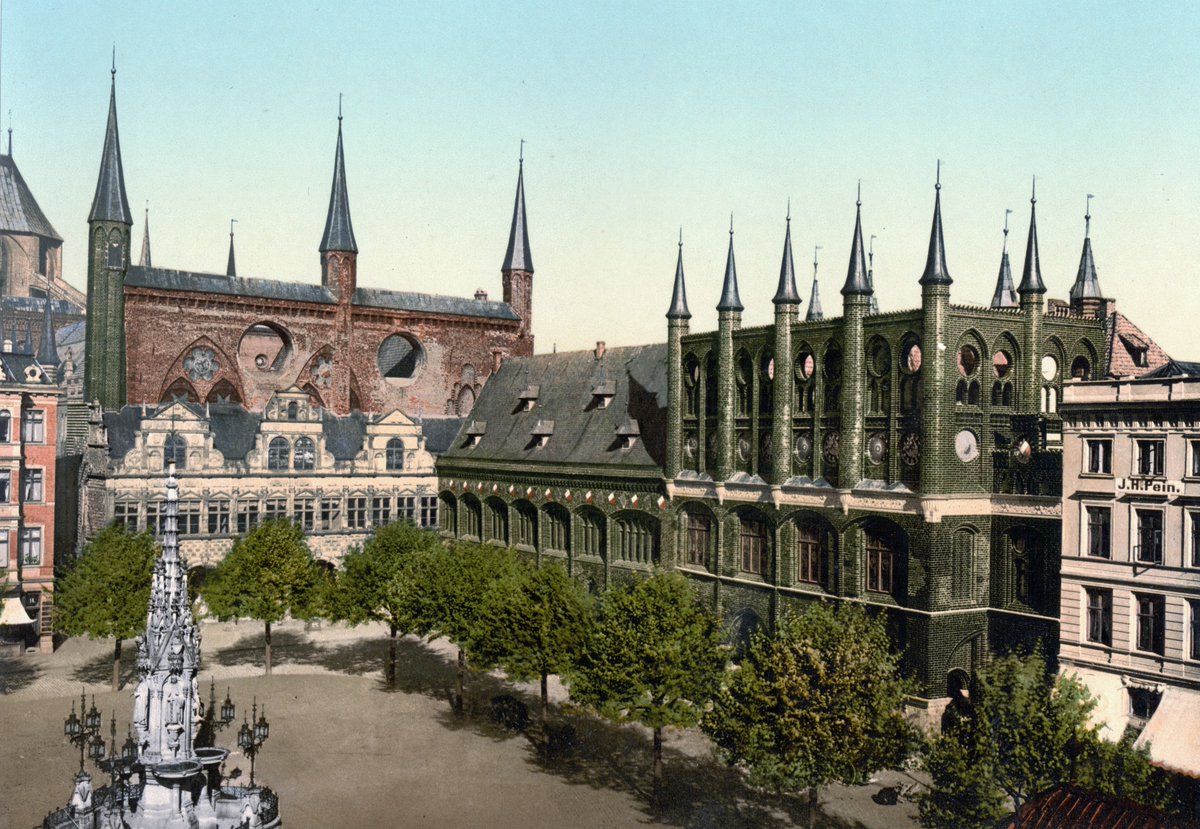 Lübeck, German Empire (c. 1895) 🇩🇪 

#Germanempire #Lubeck #Lübeck #Germany #DeutschesKaiserreich #Deutschland