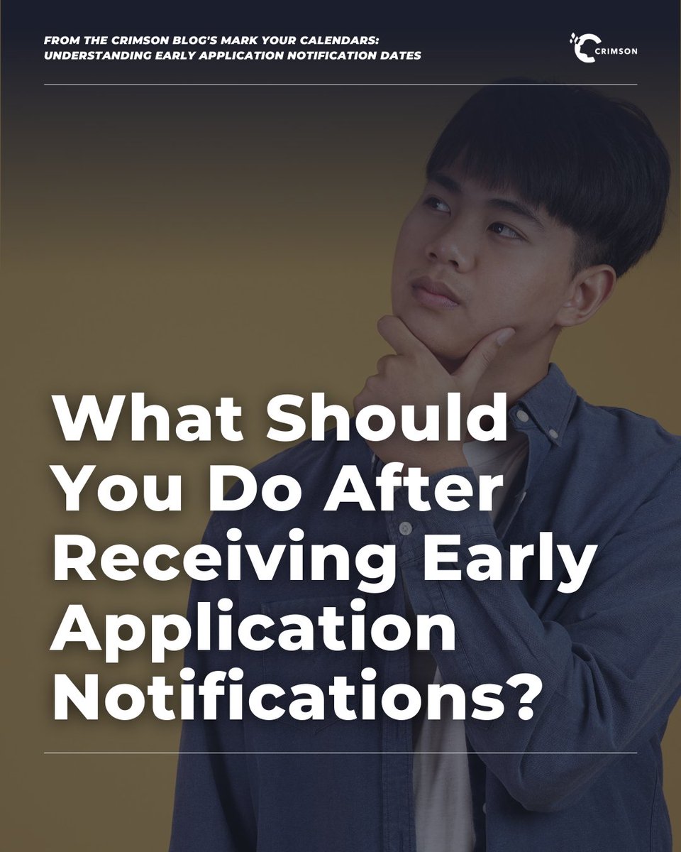 CrimsonEdu's tweet image. In this post we’ll review what students and their guardians need to know about Early Action, Early Decision, and Restrictive Early Action admissions policies. 🎓 

Link below. 🔗 

#earlyapplication #earlydecision #crimsoneducation crimsoneducation.org/blog/understan…