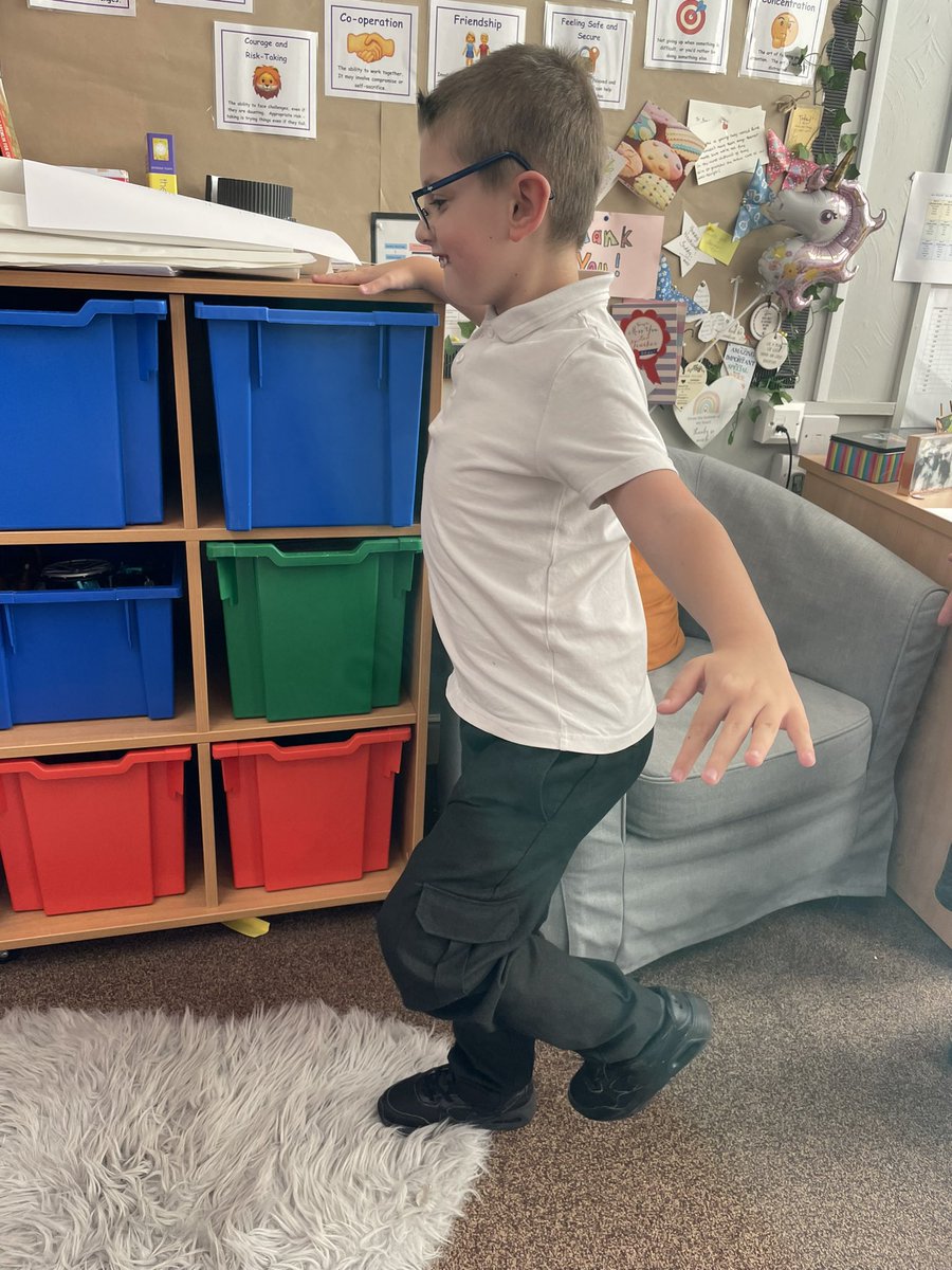 GHSKnighton's tweet photo. 🌟The progression this little superstar is making is amazing! 🤩 He is going from strength to strength, even standing on one leg!🦩👏@knightontmet @GreenhouseSport #resilience #perseverance #Balance https://t.co/ErbuZSuAGy