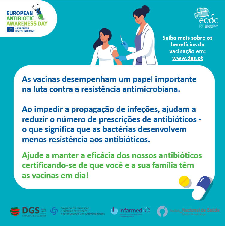 irj_pt's tweet photo. As vacinas desempenham um papel importante contra a resistência antimicrobiana.
#infarmed #infarmed30anos #diaeuropeudosantibióticos #dgs #ppcira #insa #EAAD #AntimicrobialResistance #KeepAntibioticsWorking #onehealth #vacinas
#ecdc https://t.co/1E088jV2oN