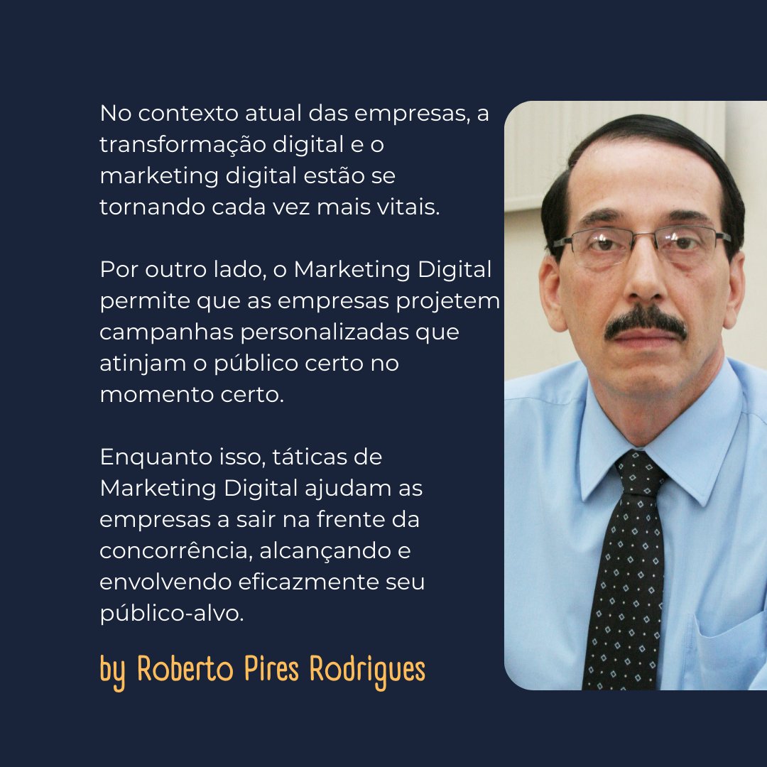 RobertoPiresdeR's tweet photo. O marketing digital elimina a necessidade de grandes e dispendiosos esforços de publicidade tradicional, permitindo soluções mais direcionadas e econômicas. https://t.co/Iyxjtz3I6u