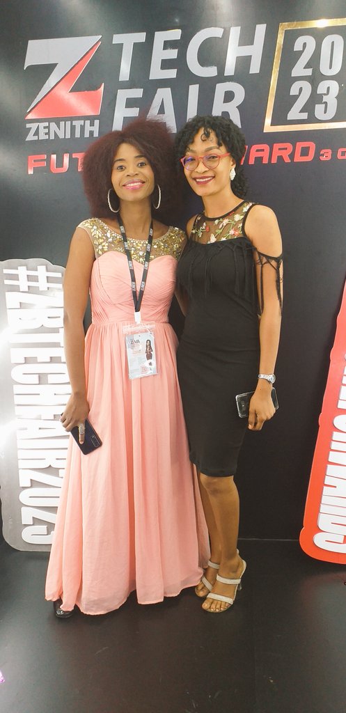 AyokunnumiA's tweet image. 📌Networking is key in Zenith bank Tech fair 2023, met with a lovely tech sis.
#zbtechfair2023