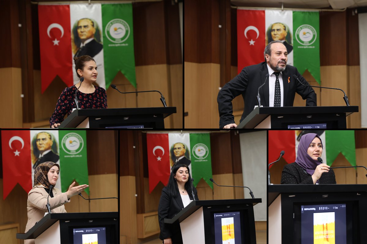 igdirvaliligi's tweet photo. Nilüfer Baykal Turan hanımefendi, 25 Kasım Kadına Yönelik Şiddete Karşı Uluslararası Mücadele Günü kapsamında düzenlenen Panel ve Kadınca Kararınca Karma Sergisi'ne katıldı.

Iğdır Üniversitesi ve Iğdır Aile ve Sosyal Hizmetler İl Müdürlüğü tarafından düzenlenen panelin ardından, Kadınca Kararınca Karma Sergisi'nin açılışını yapan Nilüfer Baykal Turan hanımefendi, birbirinden güzel eserler hakkında bilgi aldı.