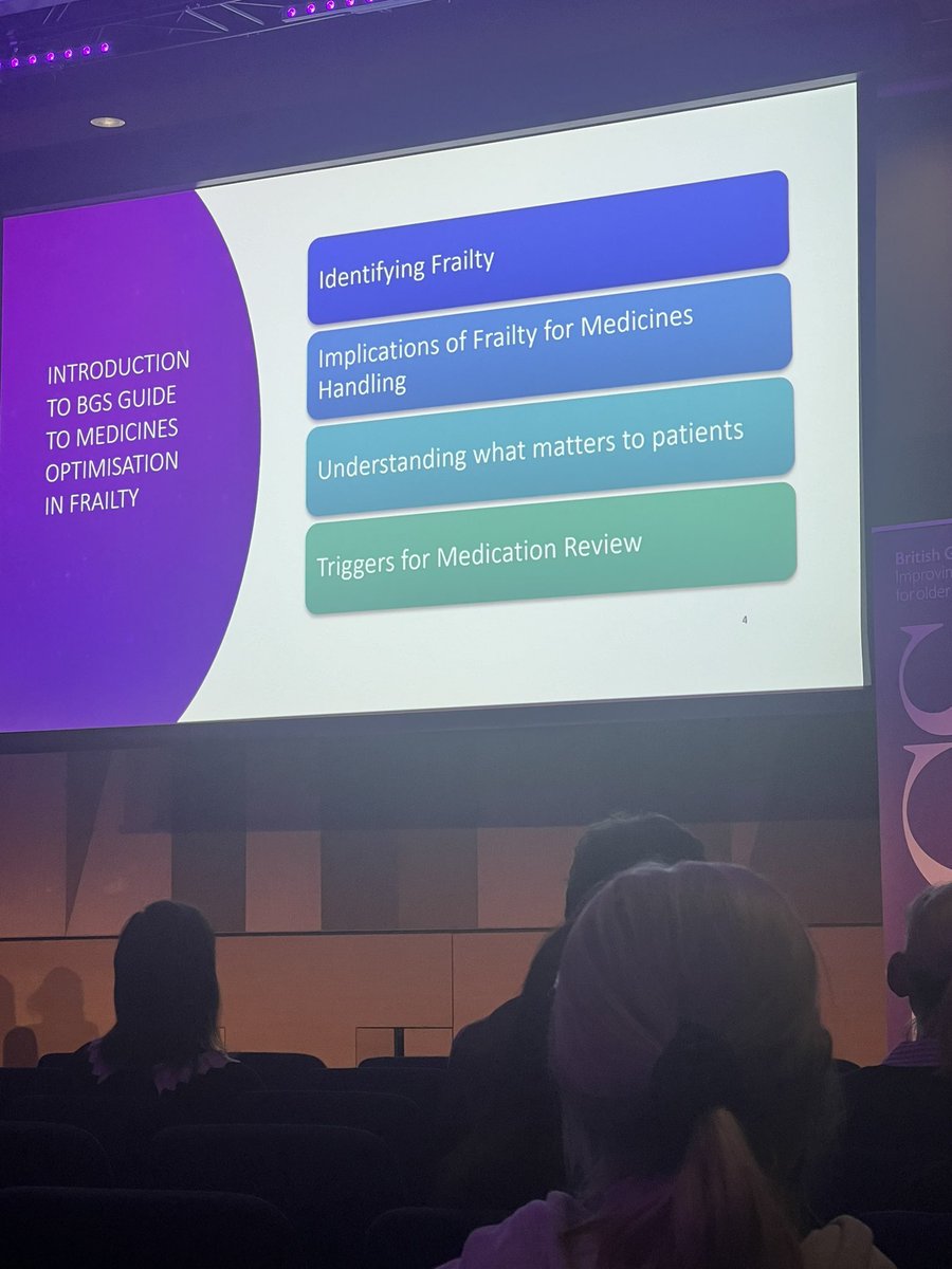 doc_hnaqvi's tweet image. #BGSconf
🗯️:
As geriatricians this is our bread & butter
Is this the case with other clinical specialties?
What is their insights on & recognition of frailty/meds review?
I get frailty reviews requests by surgeons, not from many medics
NB I don’t know it all
#sharedlearning