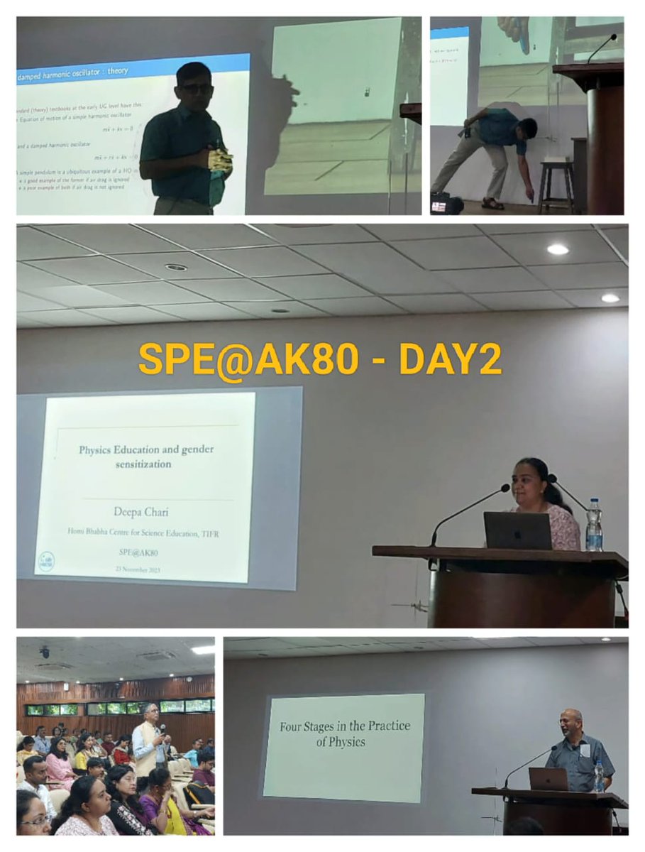 The excitement continues on Day 2 of SPE@AK80, the Physics Education Symposium! This morning saw an eclectic mix of topics in physics teaching and pedagogy along with simple but thought-provoking demos that can be used in a classroom setting.