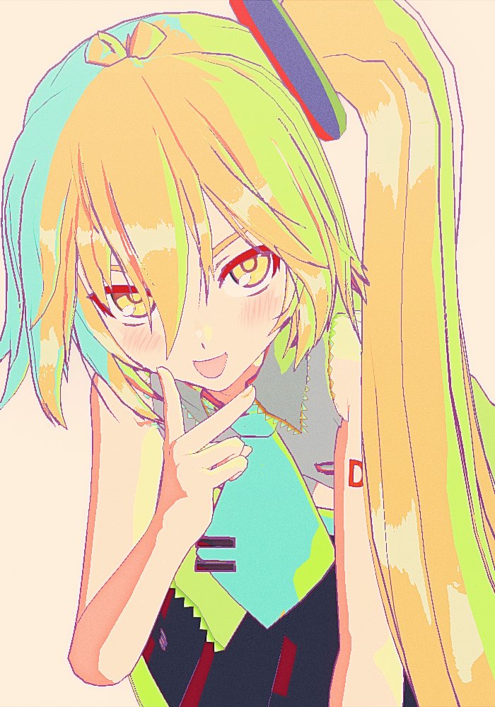 亞北ネル ,初音ミク 「#亞北ネル」|3ぃtoのイラスト
