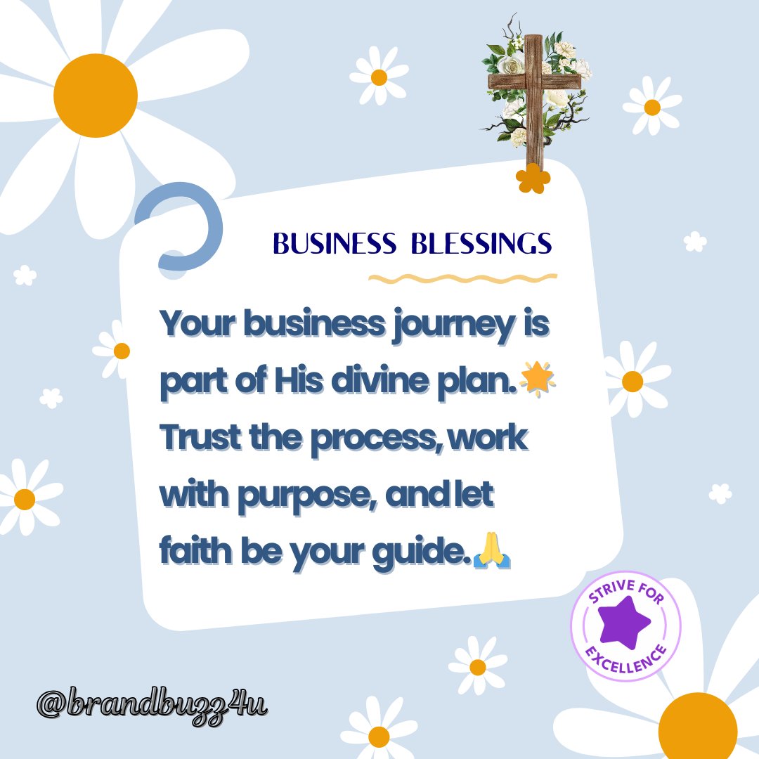 Your business journey is part of His divine plan.🌟 Trust the process, work with purpose, & let faith be your guide.🙏#DivineEntrepreneurship #FaithInAction #BusinessBlessings✨💼 #stockmarkets #shares #Dollar #Sensex #ceasefire #Bitcoin #Bitget  $VRTX #IEOs #mamaearth #business