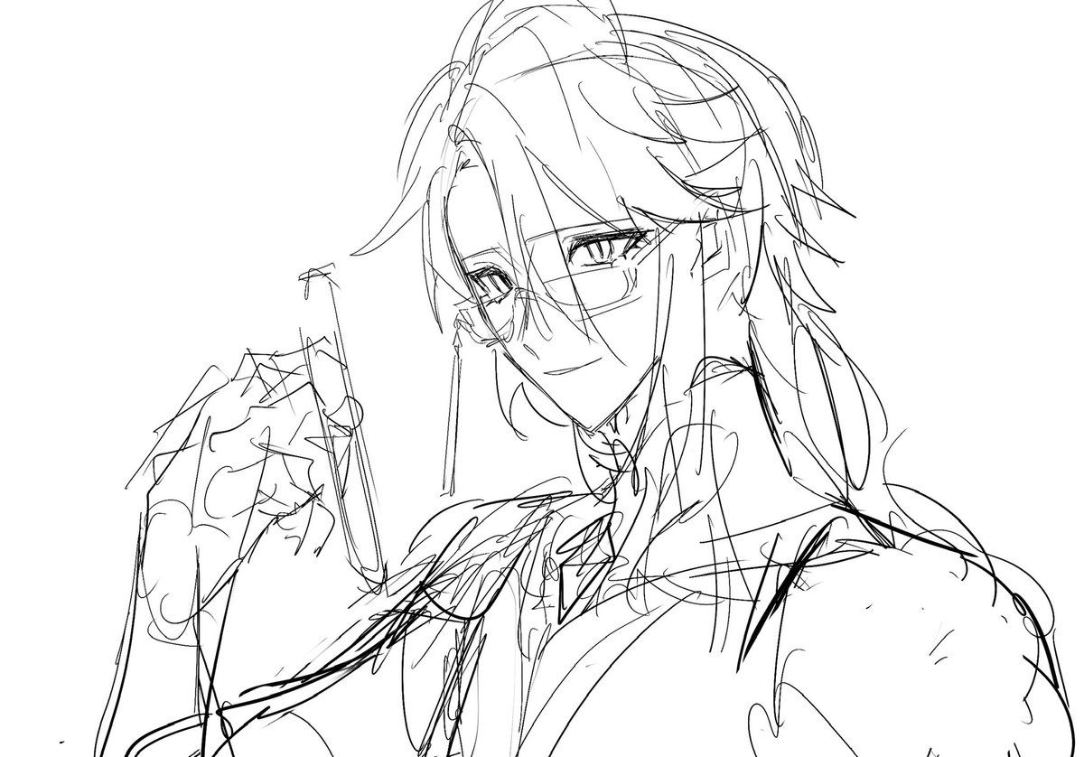 びゃくせんせい描いたりしてたよ 