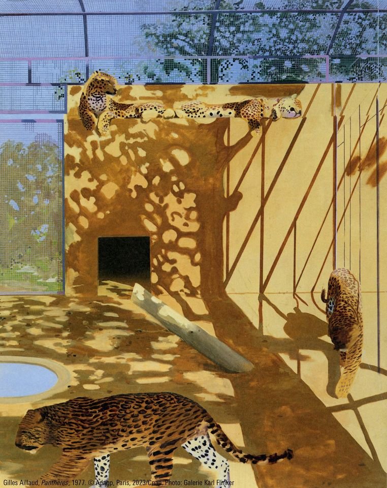 Centre Pompidou 'Ses animaux enfermés dans les zoos nous parlent d’un monde pour lequel le vivant est devenu objet de domination, de contrôle et d’exploitation.' #ExpoGillesAillaud : bit.ly/Expo_GillesAil…