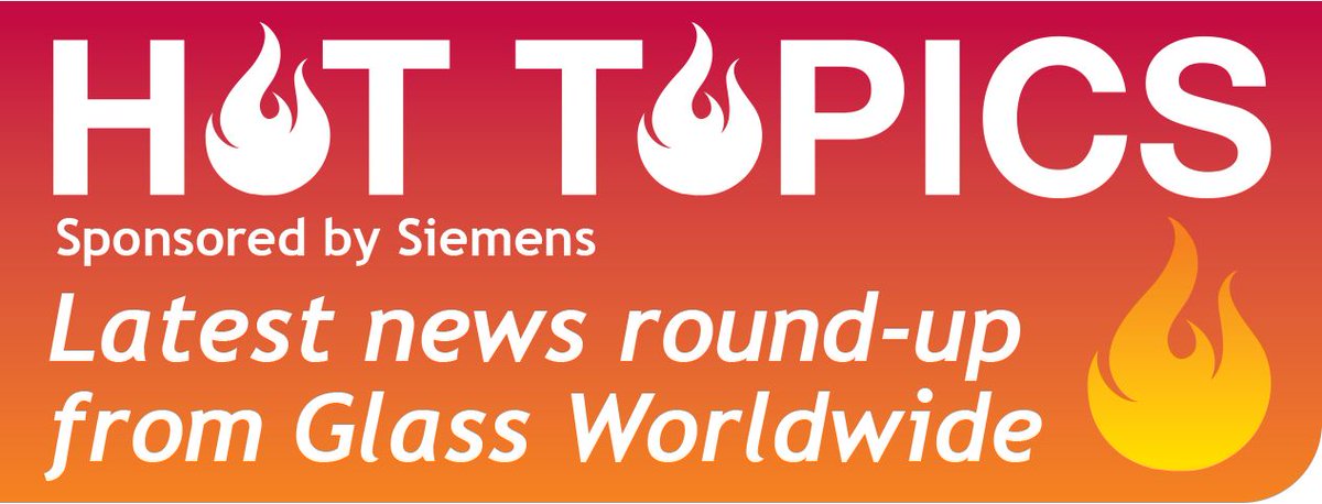GlassWorldwide's tweet photo. For Glass Worldwide’s Hot Topics round-up (sponsored by Siemens) featuring @ArdaghGroup, BV Glas, @Encirc, FEVE, GCA, Stoelzle, Verallia, Vetropack, @Vetrotech_Int, Xinyi Group   &amp; others, check out: https://t.co/wuPmfCcVT5 https://t.co/kOxwjlF2x5