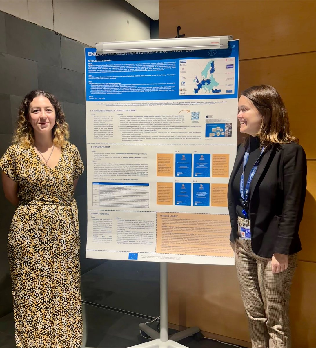 EsadeGeo (@esadegeo) on Twitter photo 🟣📄EsadeGeo researchers @Cmorenovillar and <a href="/annafopi/">Anna Fonts Picas</a> had the opportunity to present @ENGAGE Gender Mainstreaming Strategy at the <a href="/Equal4E/">Equal4Europe</a> final conference.
The conference allowed for a fruitful exchange of best practices to develop gender equality standards in academia. 🟣📄EsadeGeo researchers @Cmorenovillar and <a href="/annafopi/">Anna Fonts Picas</a> had the opportunity to present @ENGAGE Gender Mainstreaming Strategy at the <a href="/Equal4E/">Equal4Europe</a> final conference.
The conference allowed for a fruitful exchange of best practices to develop gender equality standards in academia.