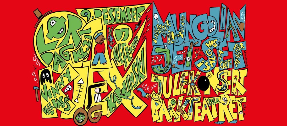 Parkteatret (@parkteatret) on Twitter photo Det nærmer seg desember ⭐️
Kommende julekonserter på Park:
09.12: Ost&Kjex og Mungolian Jet Set + gjester
15.12: Sunturns – jubileumskonsert II
16.12: Lindstrøm – «Little Drummer Boy»
18.12: Det Nye Norske Storband m/Elin Rosseland
21.12: Darling West
🎫 <a href="/ticketmasterno/">Ticketmaster Norge</a> Det nærmer seg desember ⭐️
Kommende julekonserter på Park:
09.12: Ost&Kjex og Mungolian Jet Set + gjester
15.12: Sunturns – jubileumskonsert II
16.12: Lindstrøm – «Little Drummer Boy»
18.12: Det Nye Norske Storband m/Elin Rosseland
21.12: Darling West
🎫 <a href="/ticketmasterno/">Ticketmaster Norge</a>