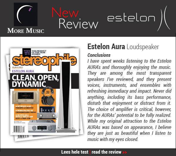 Read the review: moremusic.nl/Estelon/review…

#Estelon⁣  #audio⁣ #highend⁣ #audiophile⁣ #hifi⁣ #music⁣ #art⁣ #workofart⁣ #design⁣ #luxury⁣ #luxuryaudio⁣ #luxurylifestyle⁣ #finerthings⁣ #stereophile #highfidelity #speakers #highendaudio #homeaudio  #musiclover