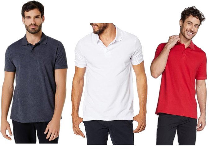 Camisa Polo, Hering, Masculino