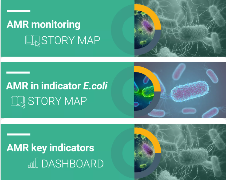 EFSA_EU's tweet photo. It's time we all step up to the challenge of #AntimicrobialResistance - a major threat to global health 🌐

Get involved &amp; help raise awareness with our interactive communication tools.

2⃣  Story maps &amp; a dashboard, all available ⤵️

https://t.co/cEJn8kqFwu

#EAAD #EAAD23 #WAAW https://t.co/Smhvl37Kkm