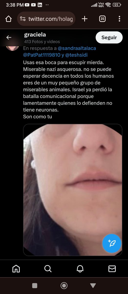 JeannyLambert's tweet photo. @holagibraltar @jeanny_lambert Gente mucho cuidado con este acosador 
Está suplantando mi identidad  utilizando mi foto se lo hace a diferentes mujeres cada semana
Es tan cobarde que me bloqueó pero haré 100 mil cuentas si es necesario 

Les comparto pantalla y les pido reportar

#GranConstanza https://t.co/fUQOXzSrdR