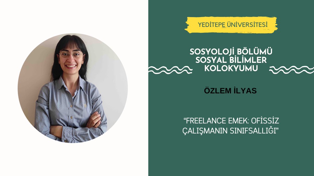 “Freelance Emek: Ofissiz Çalışmanın Sınıfsallığı” başlıklı kitabı üzerine yaptığı sunumla kolokyum dersimize katılan Özlem İlyas ile freelance çalışmanın sınıfsal analizi hakkında konuştuk: youtube.com/watch?v=KMC_II…