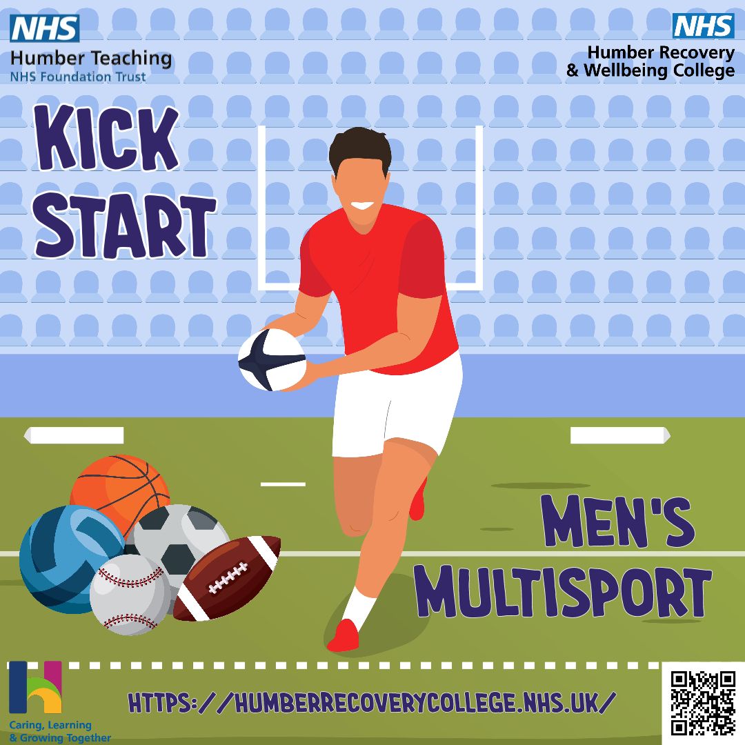 Joe and Mez will be at Active+ for a relaxed kickabout this Friday. Join them from 11am for weekly sports activities. These sessions are open to all sporting abilities. #mensmentalhealth #mentalhealth #activity #fitness #wellbeing #recoverycollege #freecourses #accesstosport
