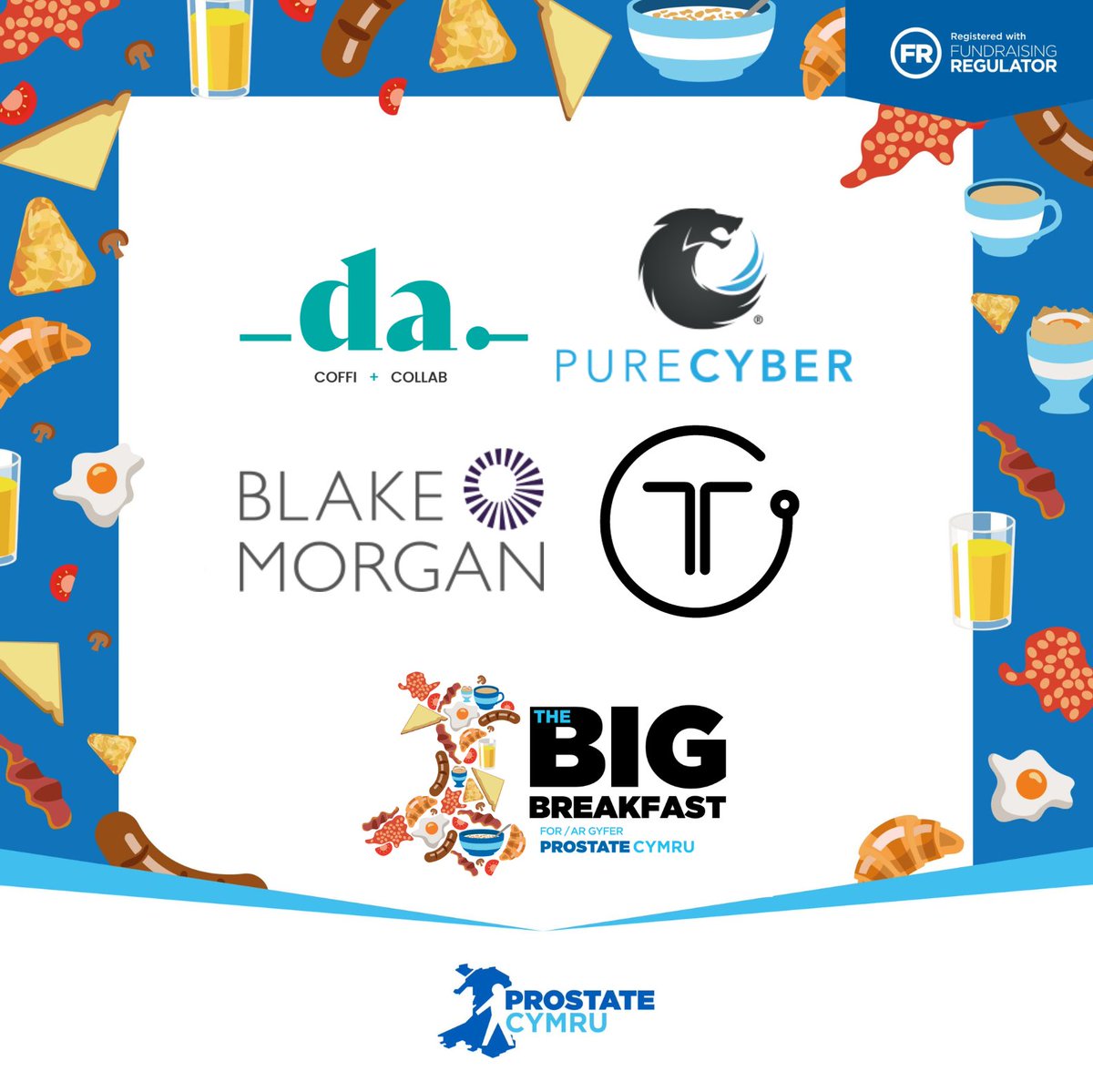 BlakeMorganLLP's tweet photo. We are delighted to be supporting the @ProstateCymru Big Breakfast. Along with @PureCyberLtd, @TramshedTech and Da Coffi, we will be jointly hosting the fundraising event on 30th November 2023. 

You can find out more and donate here: https://t.co/8vMjqYoTDZ

#SaveTheMalesInWales https://t.co/zlyT9Z9PLd