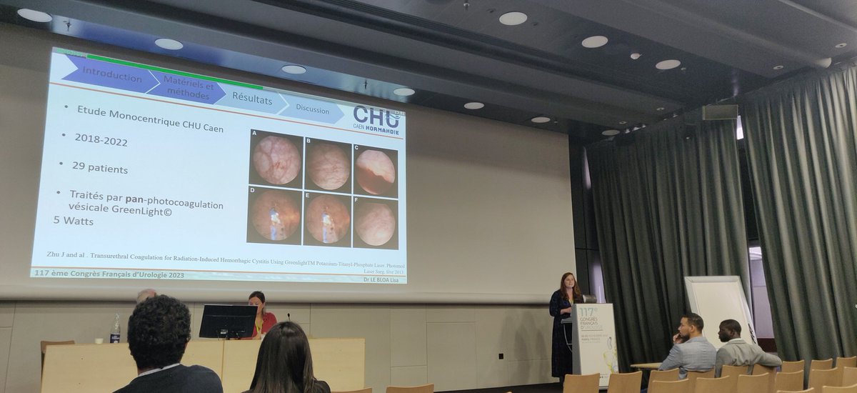 Très belle présentation de <a href="/bloa_lisa/">LE BLOA Lisa</a>  sur la photocoagulation laser pour vessie radique ! 💪