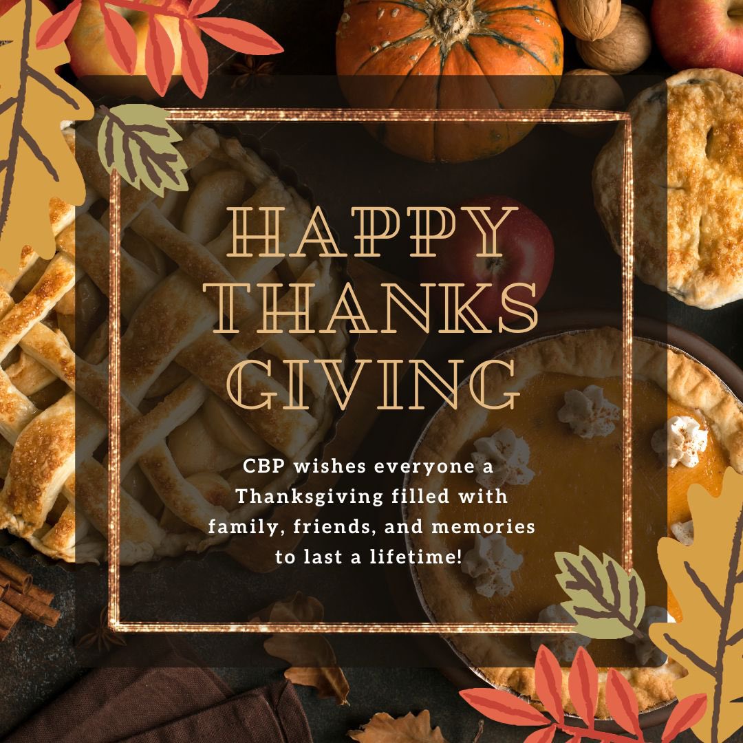 CBPENV's tweet photo. CBP wishes everyone a Happy Thanksgiving! https://t.co/C5obCtXeuv