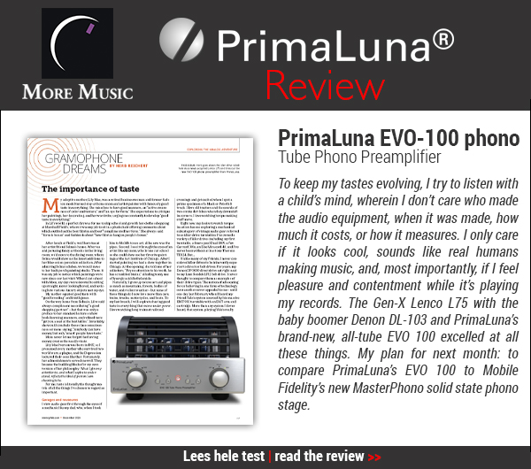 Read the review: moremusic.nl/primaluna/revi…

#PrimaLuna #primalunaaudio #tubes #tubeaudio #tubeamplifier #tubeamp #valves #valveamplifier #vacuumtube #audiophilecommunity #audiophile #hifi #hifiaudio #phono