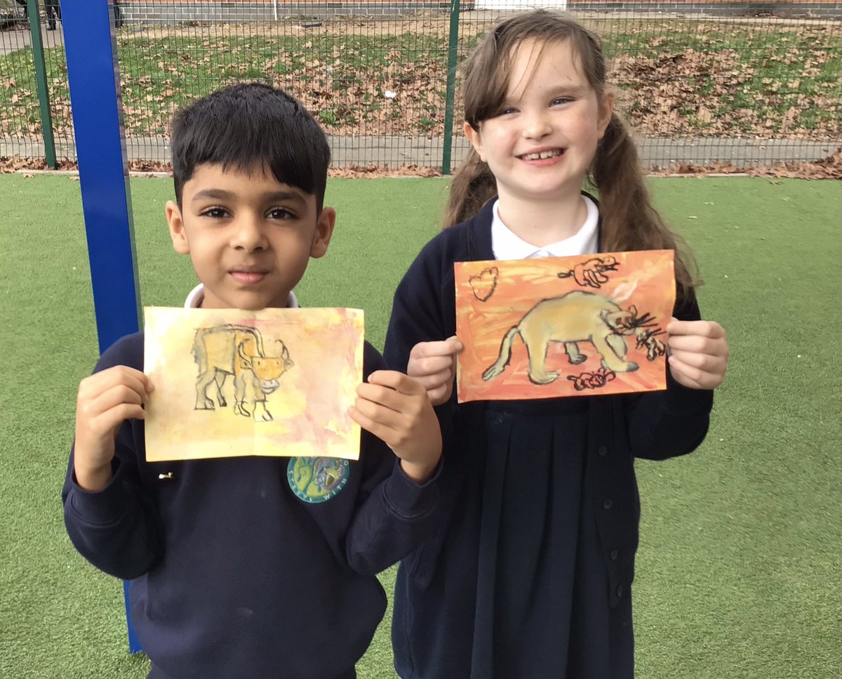 Year 3 have been creating their own ‘Cave Art’, taking our inspiration from Lascaux Caves and our reading text, Stone Age Boy.