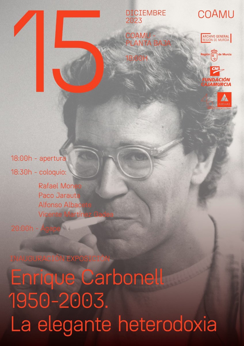 No es nada fácil organizar una exposición, y menos si es sobre la figura de tu padre 😅 pero por suerte ya la tenemos aquí, el día 15 de diciembre inauguración! Os esperamos en el <a href="/_COAMU/">COAMU</a> para homenajear la trayectoria profesional y personal de Enrique Carbonell