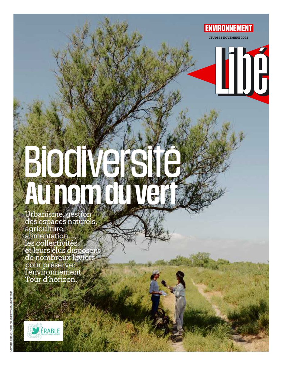 erable_program's tweet image. Sortie ce matin en kiosque du supplément de @libe dédié au programme #ERABLE où vous retrouverez articles, tribunes et interviews illustrant l'ambition du nouveau dispositif au travers de projets inspirants !
lnkd.in/efcN6zbA