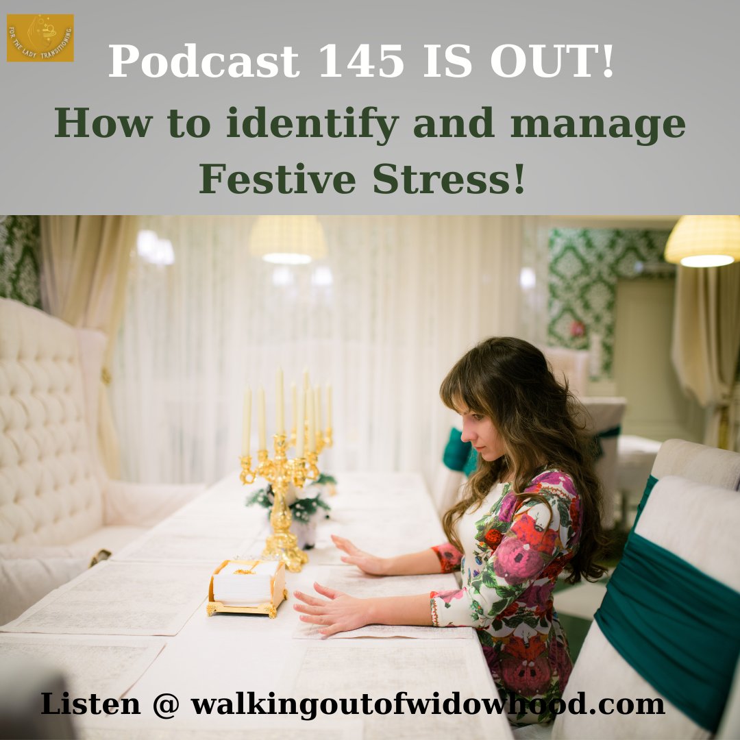 YemiMajekodunm3's tweet image. Podcast 145 
This looks at mixed emotions that resurface for widows during the Festive season.
To listen go to walkingoutofwidowhood.com
#festivestress #widows #emptychair