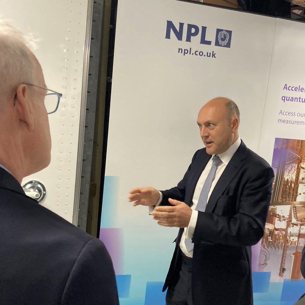 griffitha's tweet photo. It is also why my first visit as Science Minister is to @NPL – it is facilities like this that will help the UK become a true leader in Quantum and unlock new industries. https://t.co/X1H2JZiuu6