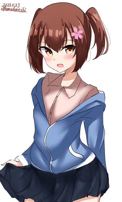 「sendai (kancolle) brown hair」Fan Art(Latest)