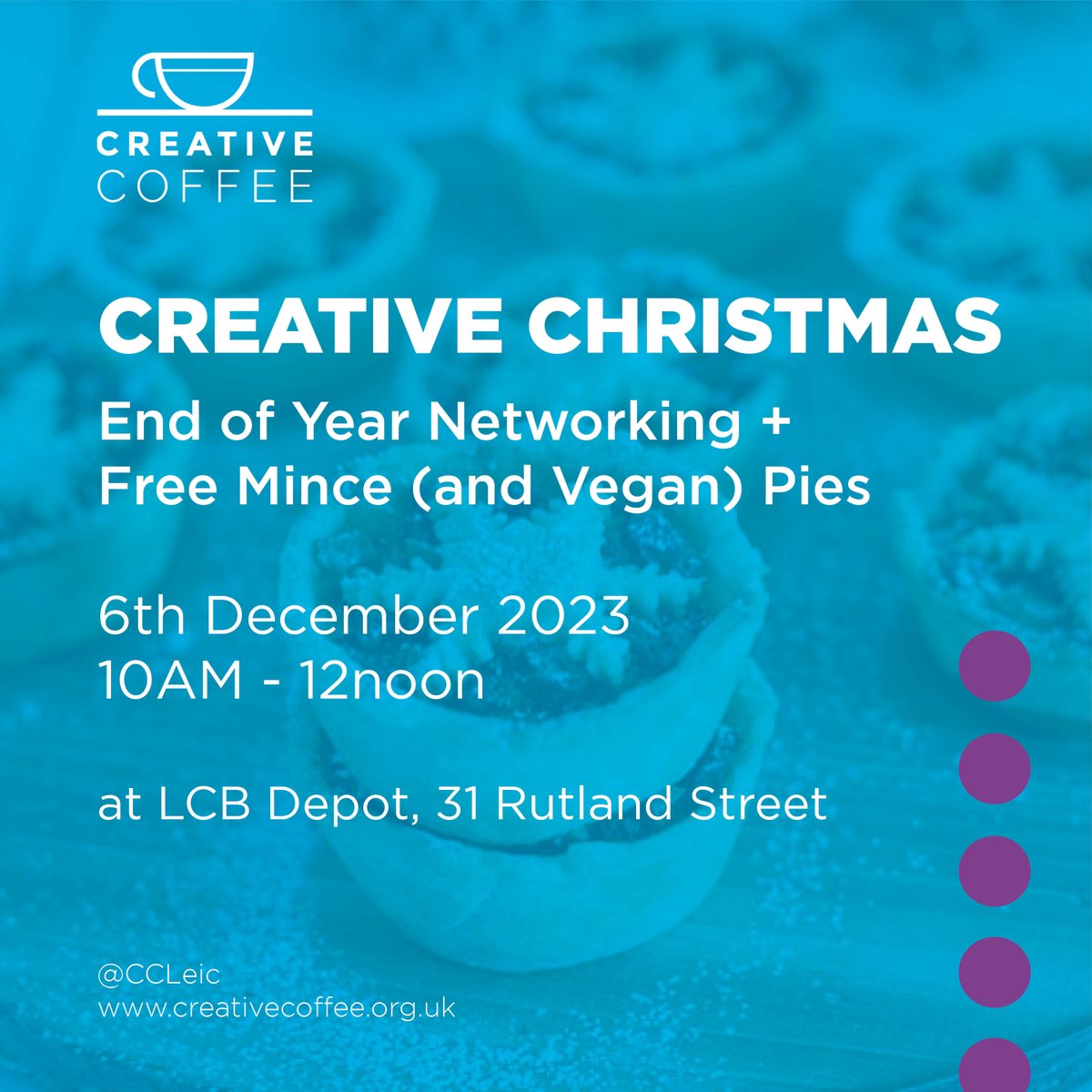 Ok folks. The link is up for December’s get together!

There was a real buzz this mth with the freedom to just chat, so we’re keeping it simple again with an opportunity to share the excitement of Christmas with fellow creatives:

eventbrite.co.uk/e/christmas-cr…

🎄 See you there!