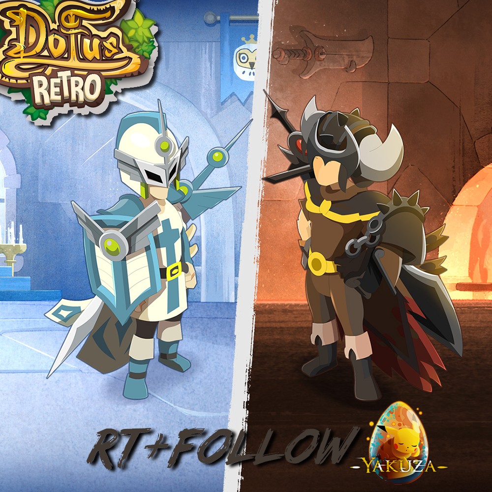 💫Giveaway Panoplies du Héros Divin et du Héros Sanglant sur #DOFUSRetro💫

🔄RT+FOLLOW <a href="/Le__YAKUZA/">YAKUZA</a> &amp; <a href="/DOFUSfr/">DOFUS</a> 

🔔1 Gagnant

🗓️TAS : 30/11

🍀Bonne chance à tous  

Merci <a href="/DOFUSfr/">DOFUS</a> 😏