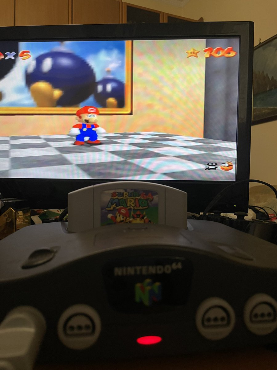 aver trovato vicino la mia scuola un nintendo 64 con super mario 64 PER PURO CASO a 10€ la mia gioia piu grande