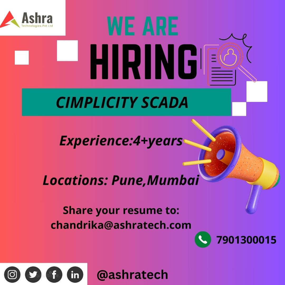 Greetings from Ashra Technologies
we are hiring
#ashra #ashratechnologies #jobs #hiring #recruiting #recruitingpost #hybrid #hybridwork #news #jobsearch #jobseekers #jobalert #jobpost #opentowork #linkedinprofiles #linkedinprofessionals #linkedinlearning #linkedinads