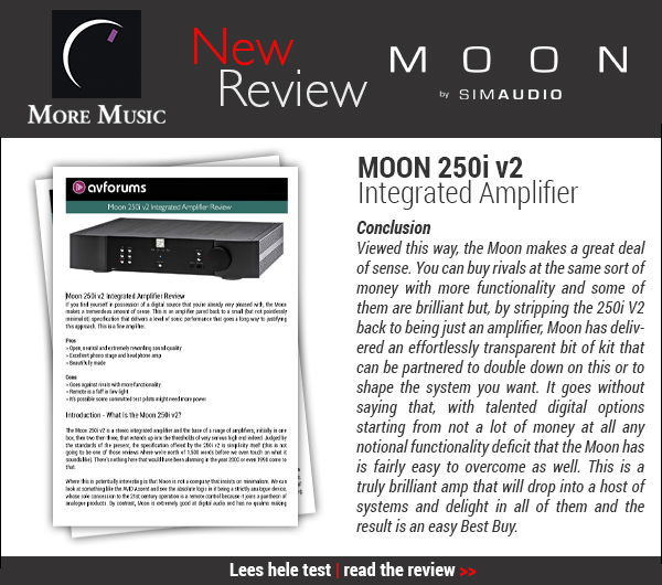 Read the review: moremusic.nl/.../250iv2/MOO…

#homeaudio #instahifi #MadeinCanada #phono #Headphones #HiFi #enjoymusicenjoylife #simaudiomoon