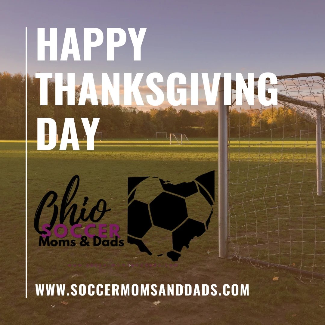 It's Thanksgiving, and Ohio Soccer Moms and Dads know how to celebrate! We're thankful for the joy the game has brought our kids, the lifelong friends they've made, and the memories that will last forever. #HappyThanksgiving #OhioSoccer #SoccerMomsandDads #Joy  #Memories