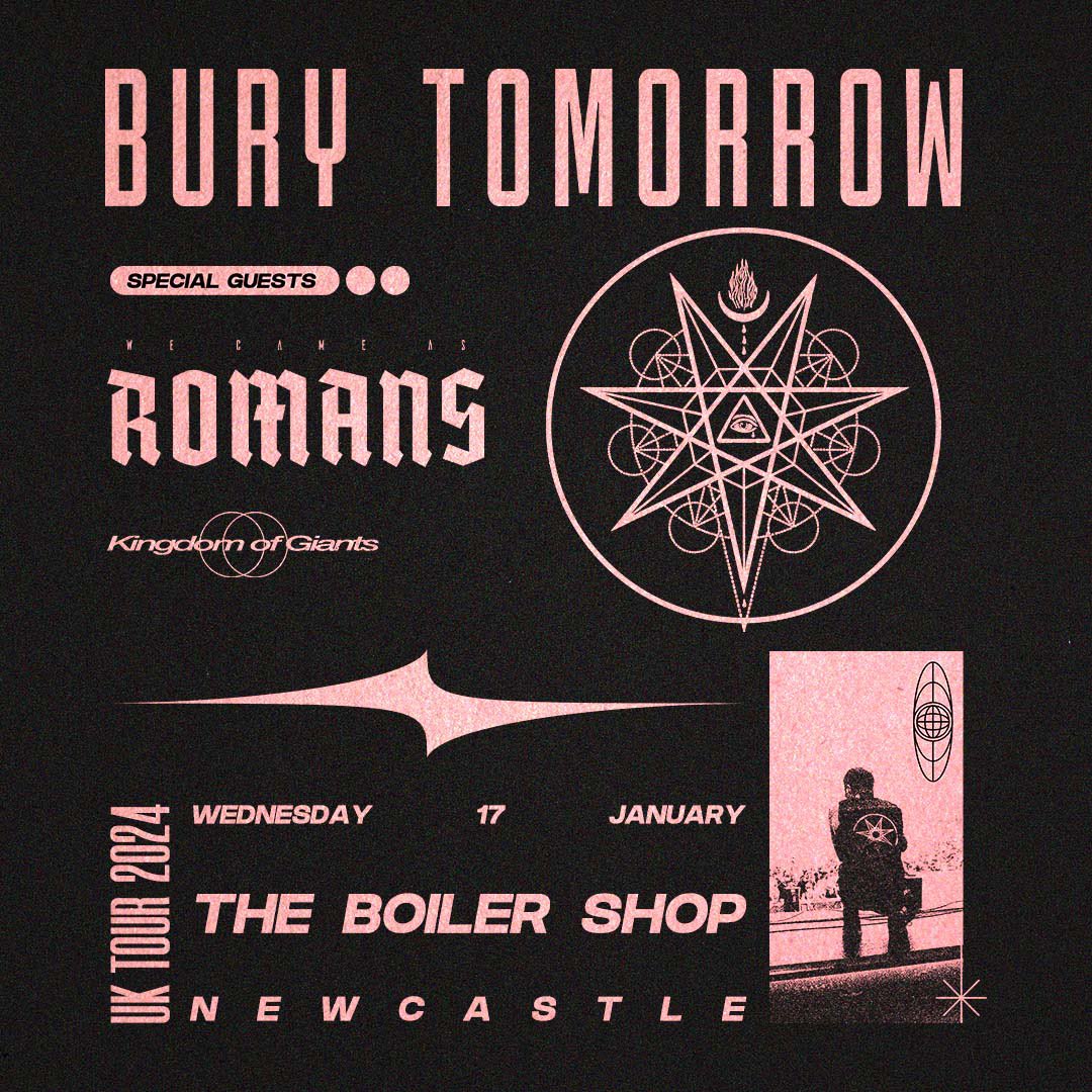 Get your metalcore fix. 

<a href="/burytomorrow/">BURY TOMORROW</a> play Boiler Shop on Wednesday 17 January: bit.ly/3ZnXjeU