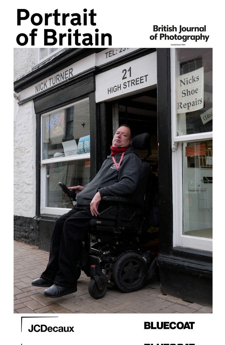 I'm delighted that my portrait of Nick has been shortlisted in the <a href="/bjp1854/">British Journal of Photography</a> Portrait of Britain award.
Nick is now a local celebrity!
Thanks to <a href="/bjp1854/">British Journal of Photography</a>, <a href="/bluecoatpress/">Bluecoat Press</a> &amp; <a href="/JCDecaux_UK/">JCDecauxUK</a> and judges.
Check the shortlisted images here ⬇️ 1854.photography/2023/11/the-po… #PortraitofBritain