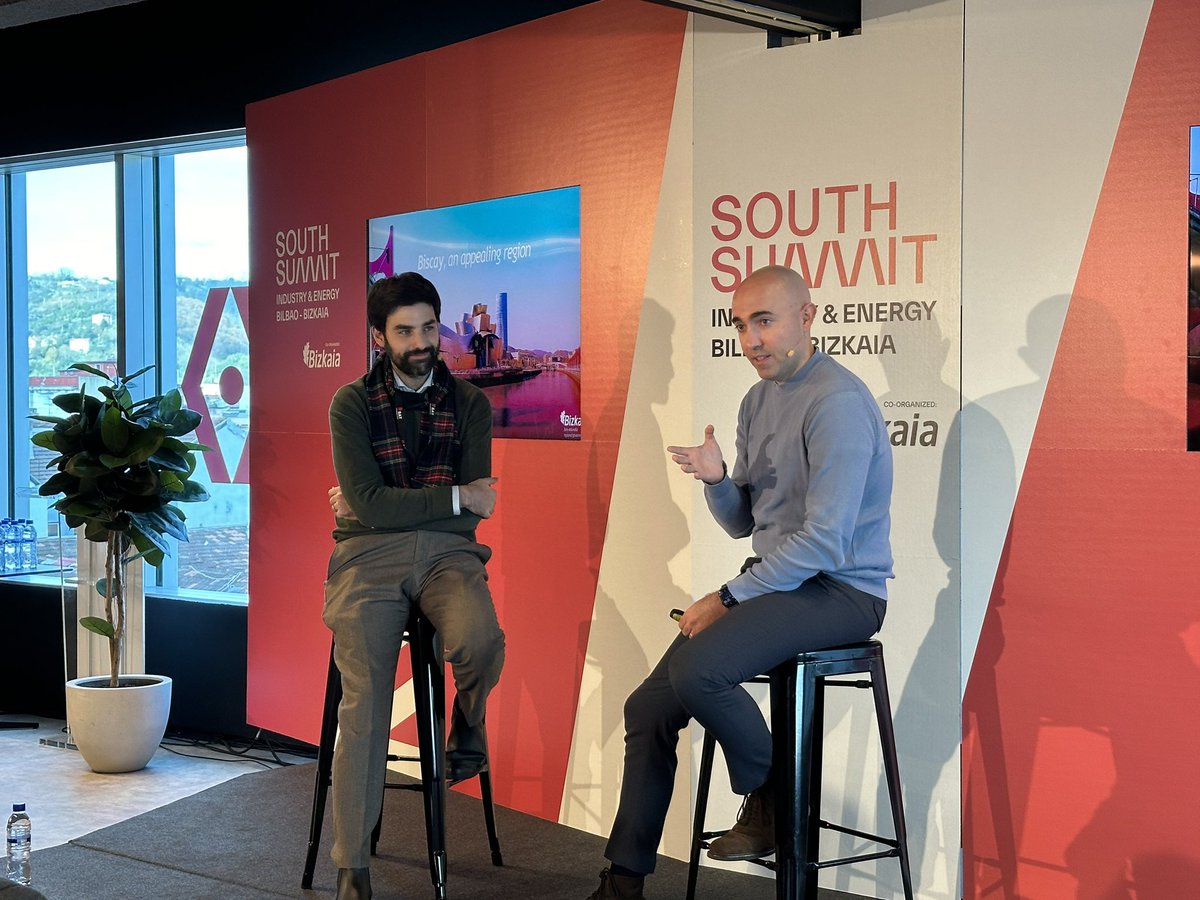 We listened to Ander Muñoz from Beaz, and Jordan Guardo from BAT, talk about the Biscay Ecosystem, #BAT and Biscay opportunities for #startups.🌐

#SouthSummitIndustryEnergy