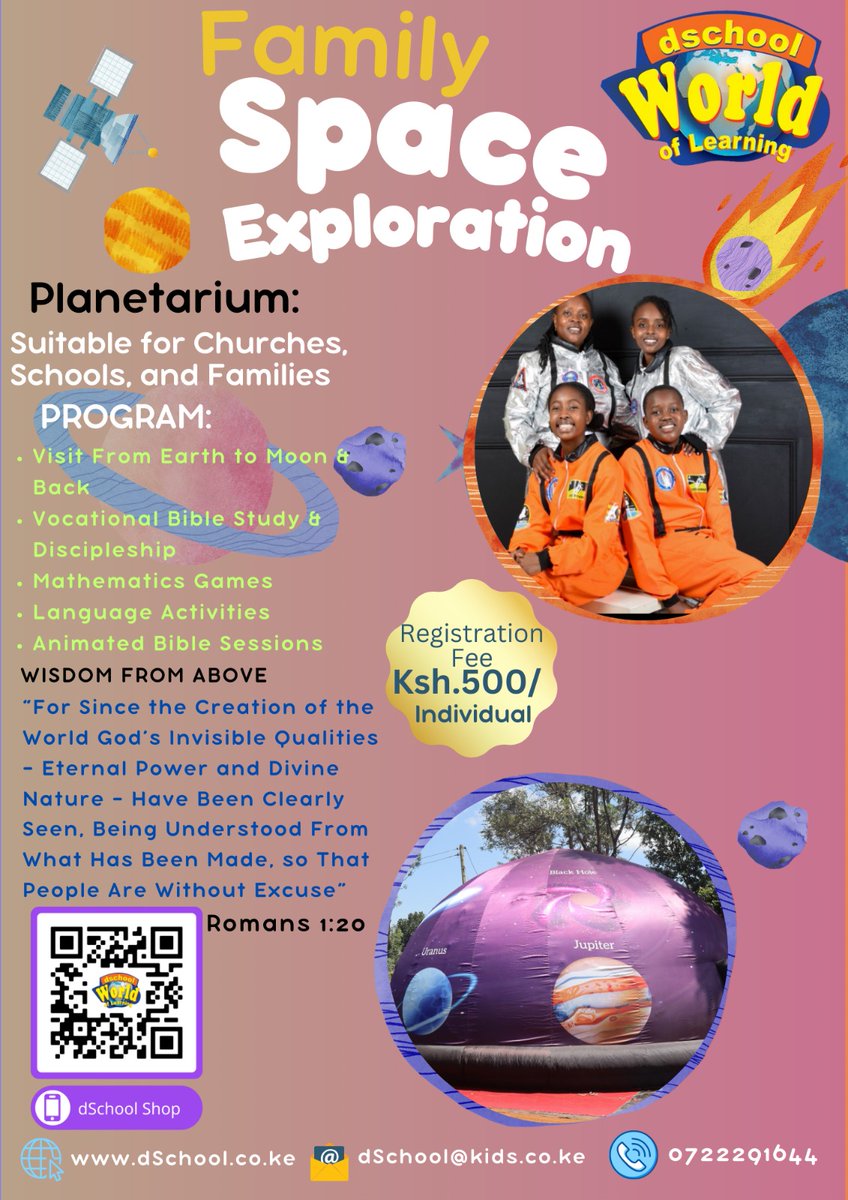 Explore the wonders of God's creation like never before! 
Book with us today and bring your congregation together for an unforgettable adventure in learning and spiritual reflection. 
 
#FaithAndScience #PlanetariumExperience #ChurchEvents