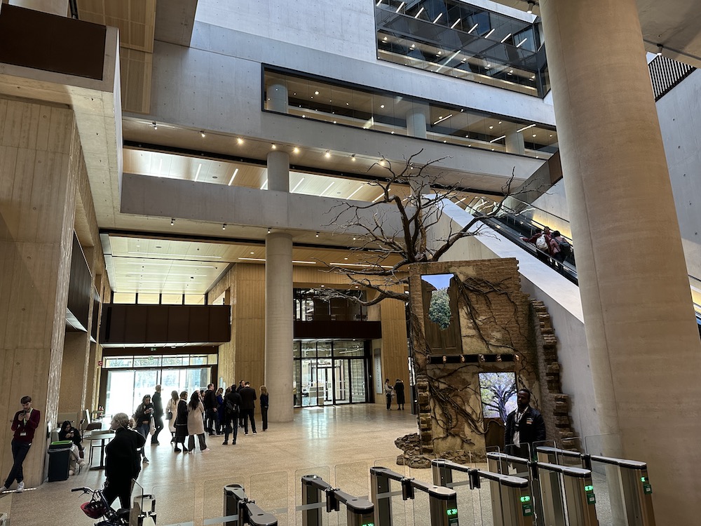Next time you're in the Olympic Park, pop into the new UCL East building near the stadium. It's bloomin' amazing on the inside and contains Luke Jerram's Gaia globe and other art. Ground floor open to public, with cafe <a href="/noordinarypark/">Queen Elizabeth Olympic Park</a>