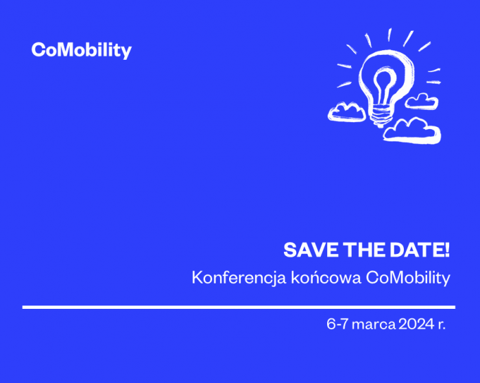 CoMobility_EEA's tweet photo. What if people valued getting around town efficiently and safely more than having their own car? Join us and find out the answer!
The closing conference of the #CoMobility project will be held on March 6-7, 2024 at the @cnkopernik in @warszawa. 
More: https://t.co/4hjc1Q5Nhw https://t.co/HYQ9ckFazw