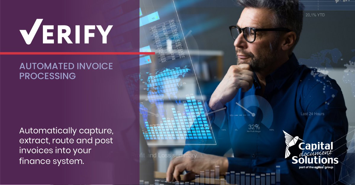 Harness the power of Accounts Payable Automation and discover how Verify can support you on your journey towards digital transformation.

Find out more about Verify at capital-solutions.co.uk/products/verif… and book a demo with one of our Verify specialists.