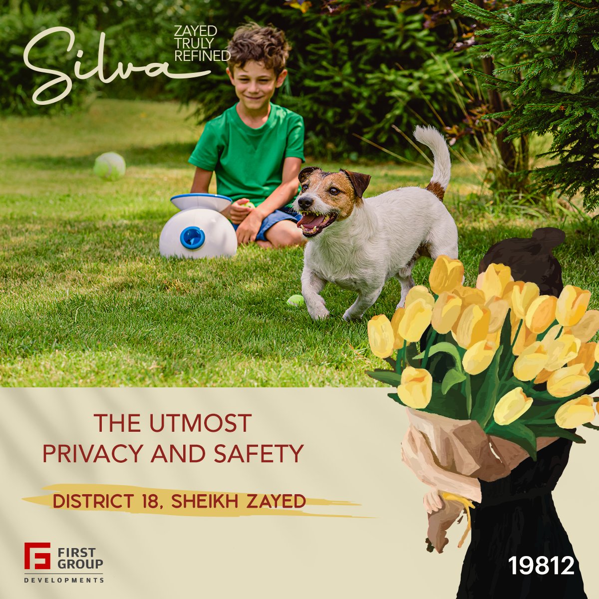 FirstGroupEgypt's tweet image. Experience nature through your senses while our on-ground security force aims to make sure you and your family are as comfortable and worry-free as possible.

Silva | District 18, Sheikh Zayed
#FirstGroup #Silva #SheikhZayed