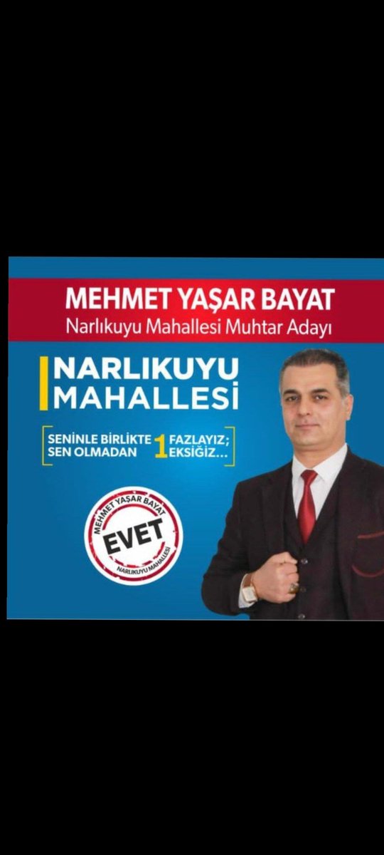 🇹🇷Kıymetli Dostlar Liyakatı Sosyal Diyaloğu,Sosyal Etkinlikliği,Bilgi ve Birikimiyle,İş İnsanı Oluşundan Ticari Tecrübesiyle  Mahallesine Hizmeti Referans Alarak Katma Değer Katacağına İnandığım Muhtar adayıdır...🇹🇷 Başarı ve Muvafakat Diler Desteklerinizi Beklerim.
